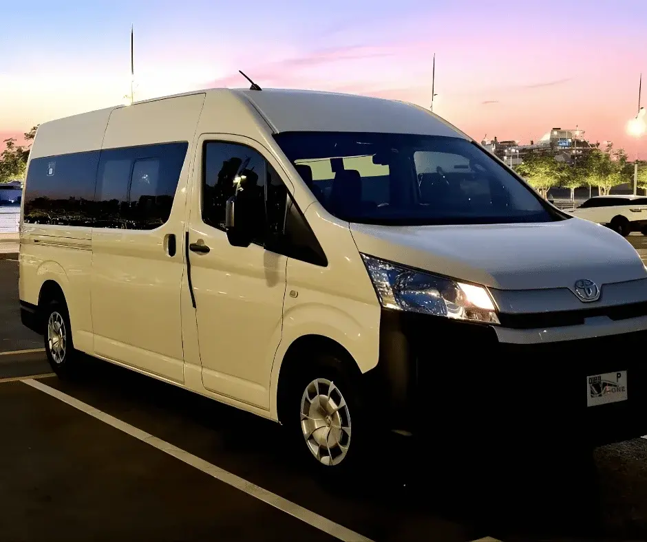 10 Seater Mini Bus Rental Dubai for small groups, airport transfers, tours, and staff transport with spacious seating and reliable service-A-One Bus Rental