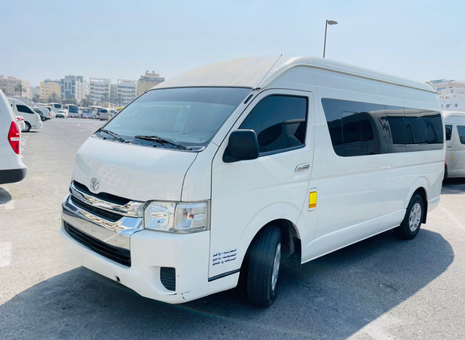 15-Seater Van Rental Dubai offering spacious, comfortable, and reliable transportation for corporate groups, family trips, and city tours-A-one bus rental