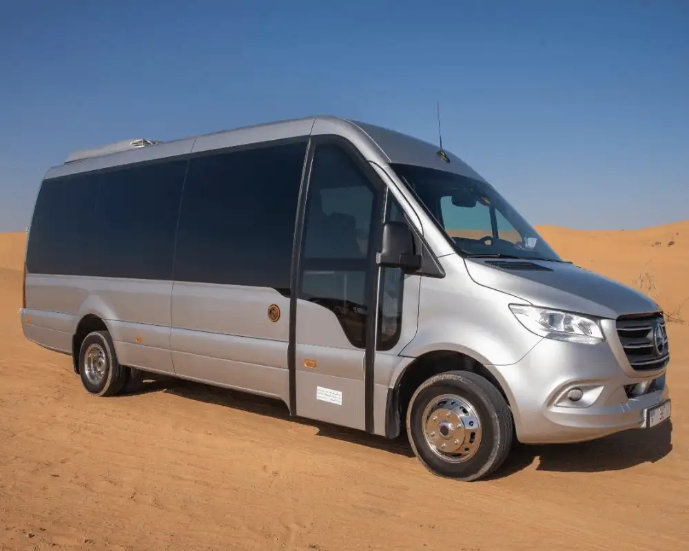 19-seater Mercedes Sprinter for airport transfers and private group travel
