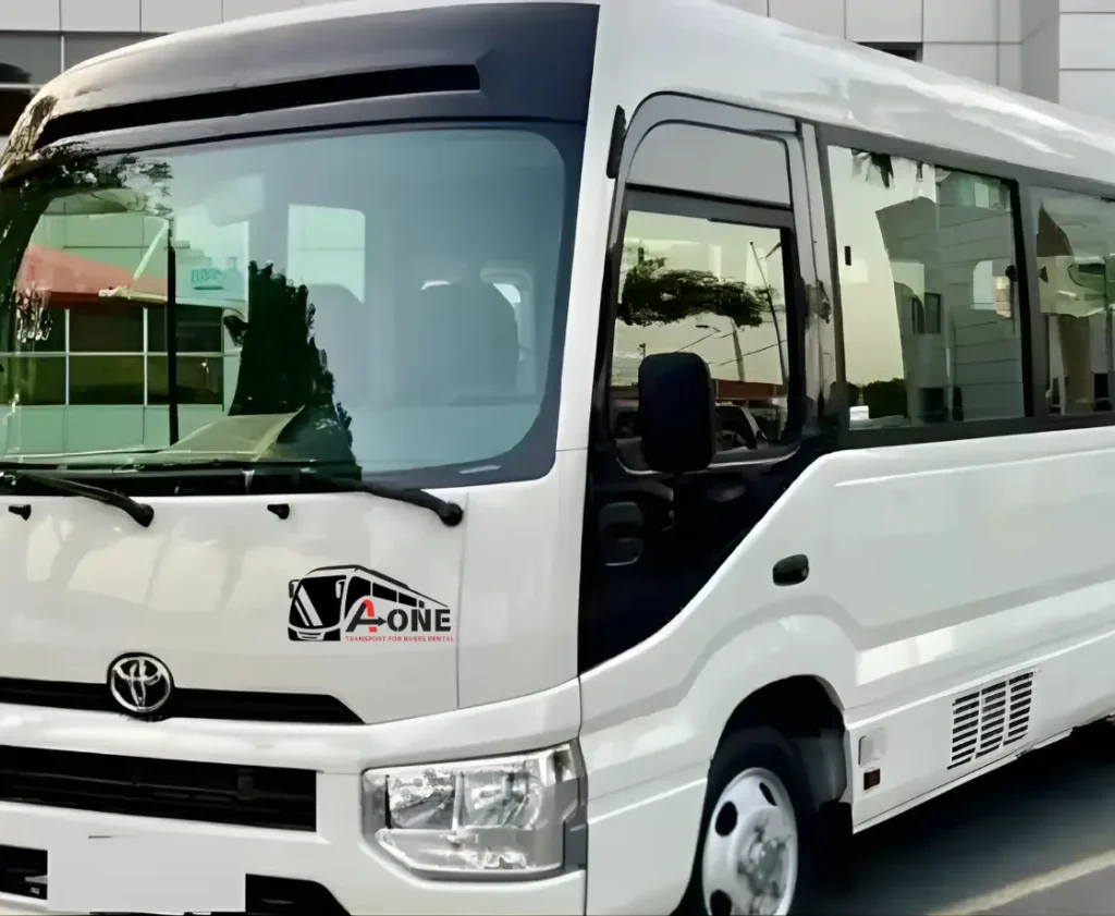 comfortable 22 seater bus with air conditioning and seating