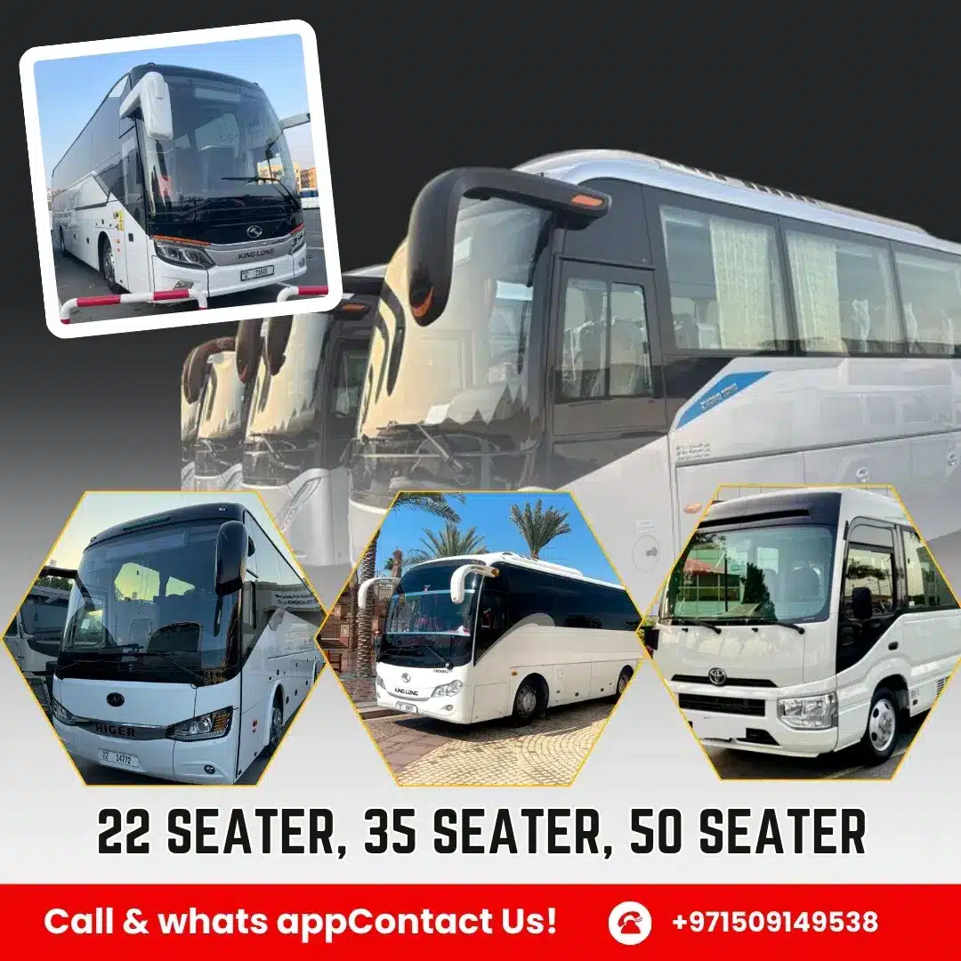 Dubai bus tour sightseeing service covering major attractions and city landmarks