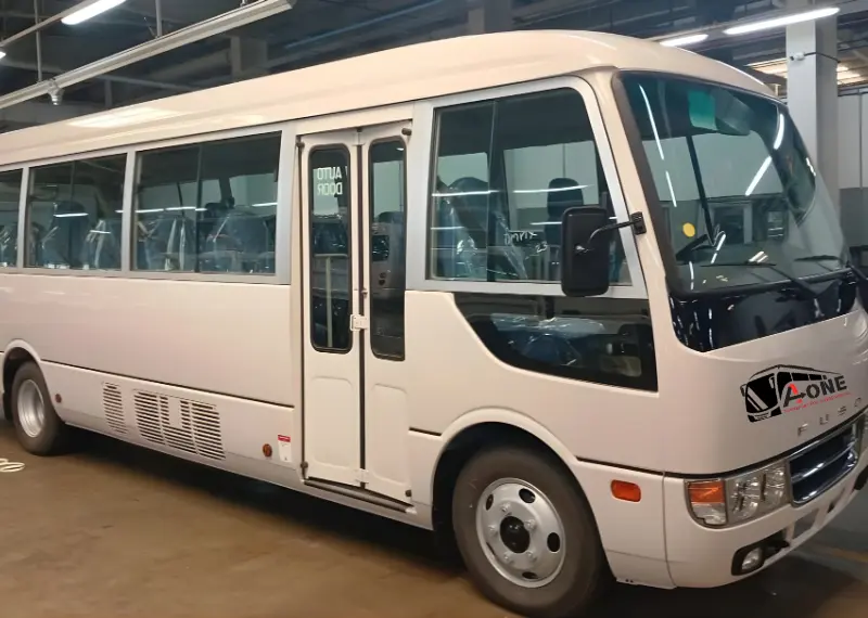 itsubishi Rosa bus for rent in Dubai for group travel