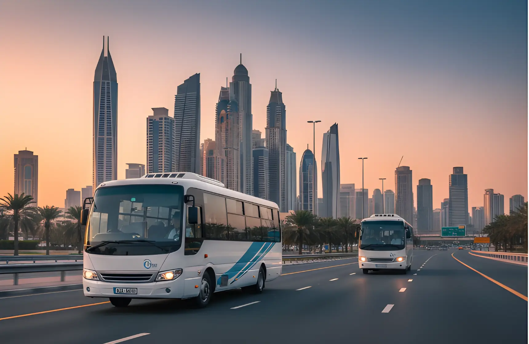 Private Abu Dhabi tour transport with van or mini bus for comfortable travel from Dubai to Abu Dhabi UAE