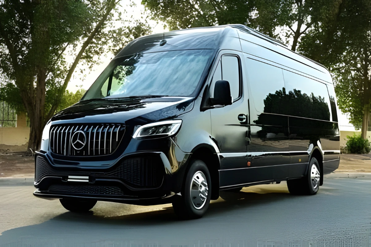 Toyota Luxury Van providing comfortable transport for city tours