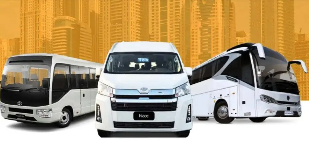Tour buses in Dubai, UAE for sightseeing and group transportation - A-One bus rental