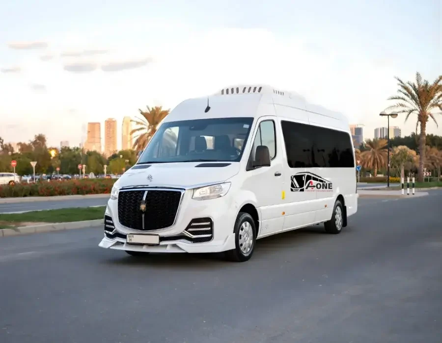 Luxury Van Rental Dubai Mercedes V-Class exterior view
